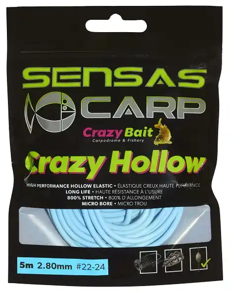 Weekendaanbieding Sensas Rakósgumi crazy hollow soft 800 3m 2,8 mm