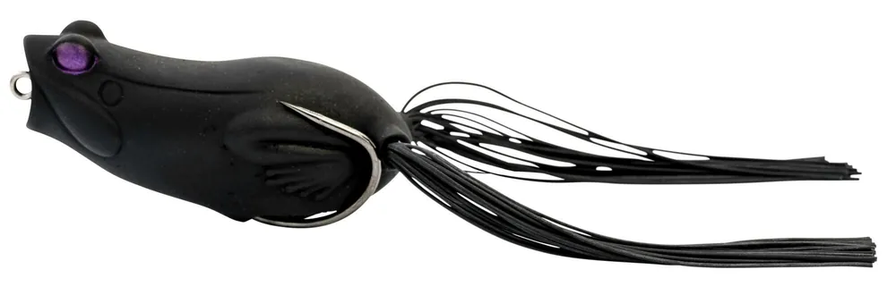 Savage Gear HOP POPPER FROG 5.5CM 15G F BLACK gumibéka Goedkoop