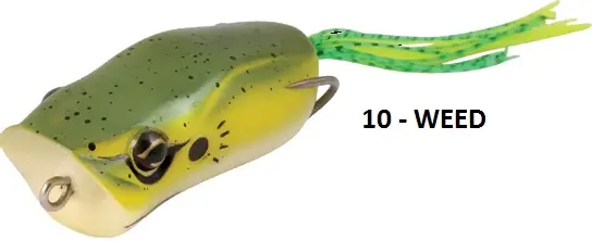 Koop Online Rapture Popper Frog 60mm 1/2Oz(15g) Weed, gumibéka