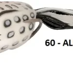 Beste Prijs Rapture Popper Frog 60mm 1/2Oz(15g) Albino, gumibéka