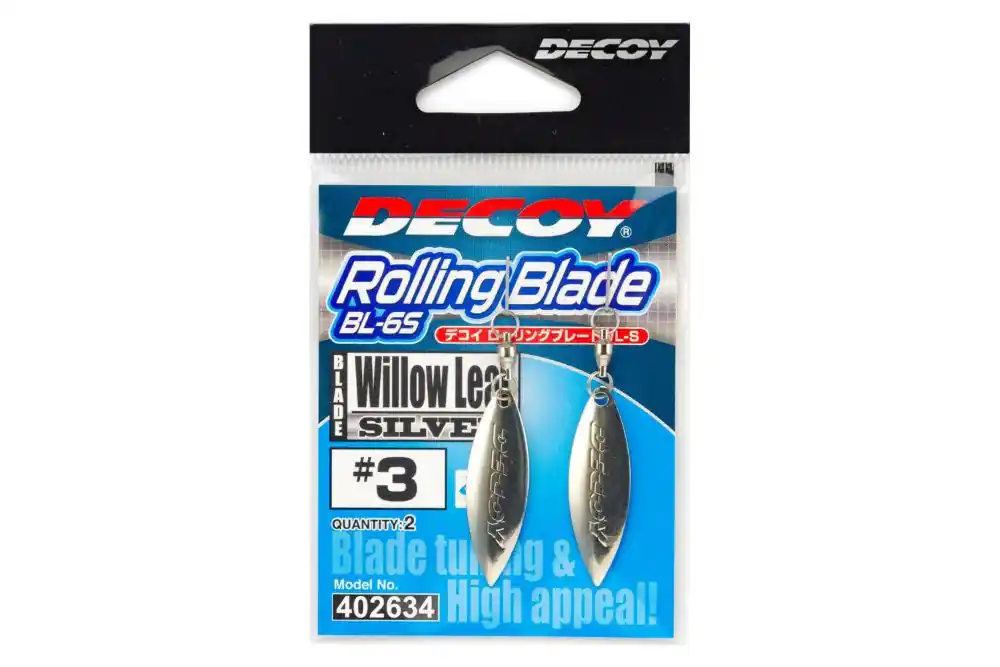 Spinner Blade Forgóval Decoy Bl-6S Willow Leaf Silver 3.5 Dagaanbieding
