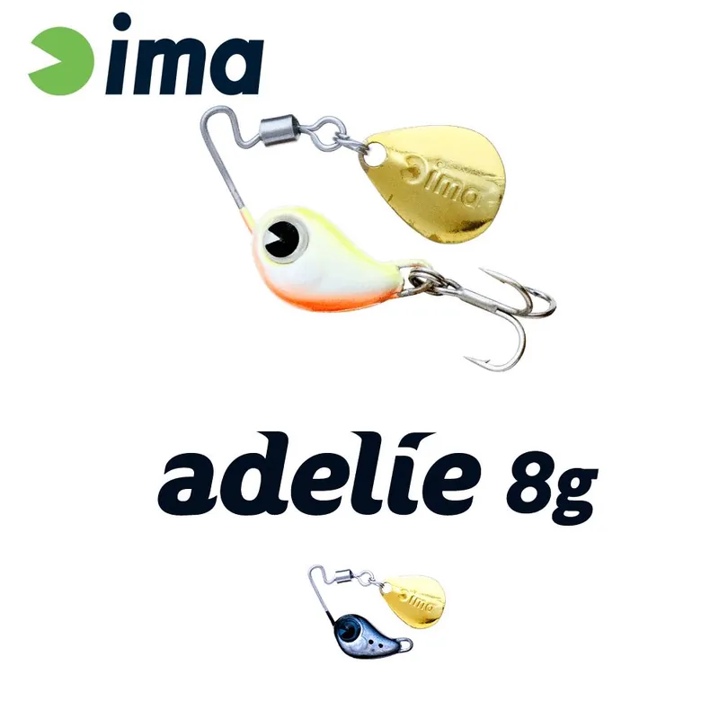 Nu Kopen Ima Adelie 8 18mm 8g 008 Black & Black spinnerbait