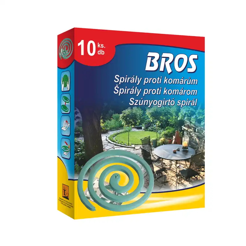 Snelle Levering Bros Szúnyogirtó Spirál 10db/csomag