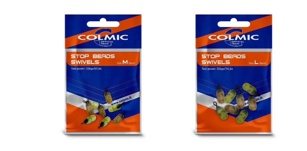Korting Colmic Stop Beads Swivels L 12 32kg