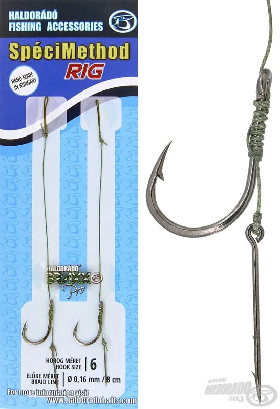 Haldorádó SpéciMethod Rig4 Braid 15mm / 6 barbed Voordeelprijs