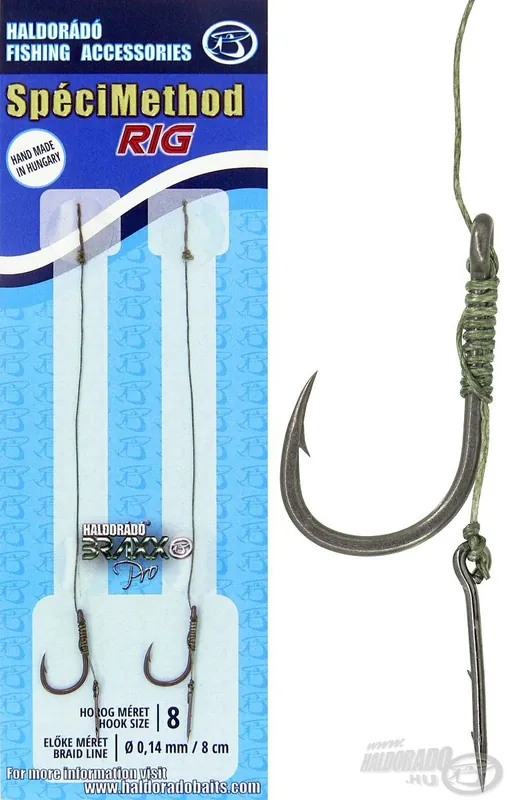 Haldorádó SpéciMethod Rig3 Braid 10mm / 8 barbed Voordeelprijs