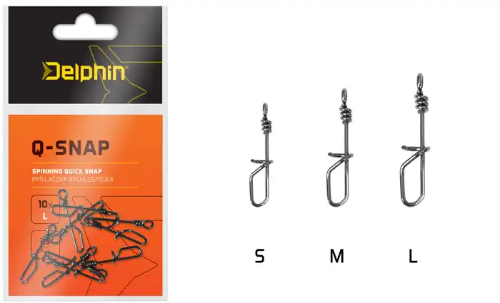 Direct Verzonden Pergető kapcsolat Delphin Q-SNAP / 10db / 0,7mm (M)