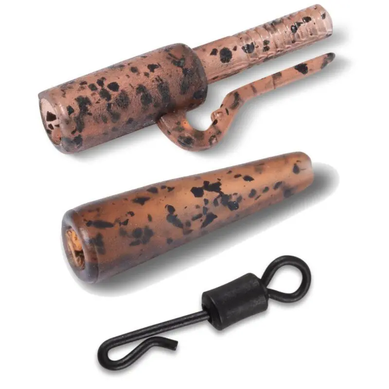 Speciale Aanbieding ANACONDA Jungle Brown QL Saftey Lead Clip szett /5db