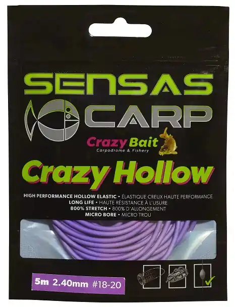 Koop Online Sensas Rakósgumi crazy hollow soft 800 3m 2,4 mm