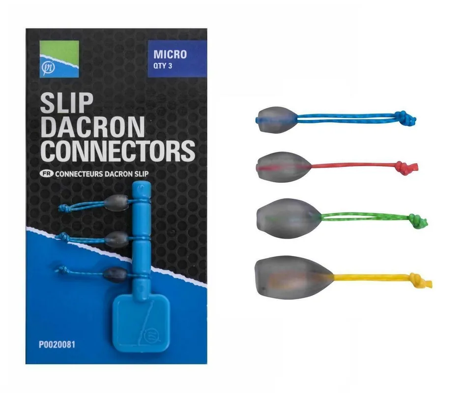 Aanbieding Preston SLIP DACRON CONNECTOR - MICRO