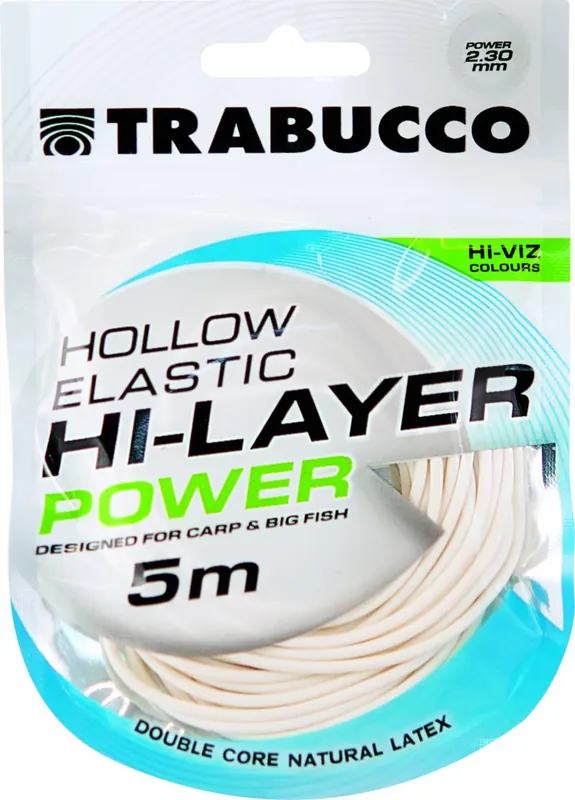 Finale Uitverkoop Trabucco Hi-Layer Hollow Elastic Power rakós csőgumi 2,3mm 5m