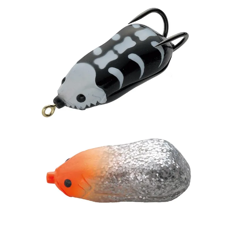 Laatste Kans Tiemco Vajra Frog Hsp-55 Hooking Special 5.5cm 16.5g 17 Red Head/Silver Glitter béka