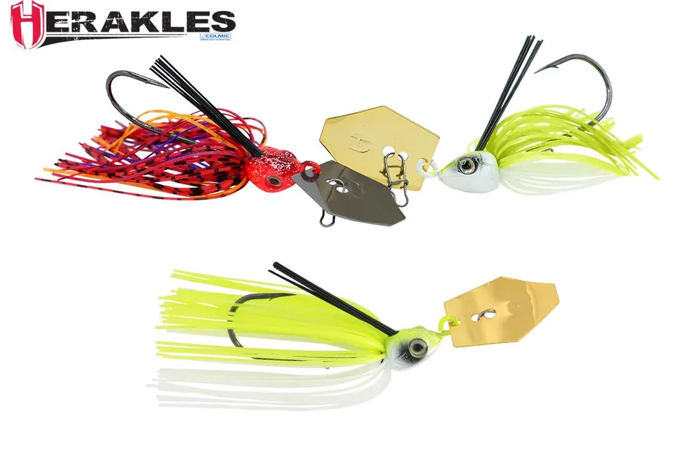 Herakles Amphibio Chatterbait 3/8Oz 10.5g Chart White Populair