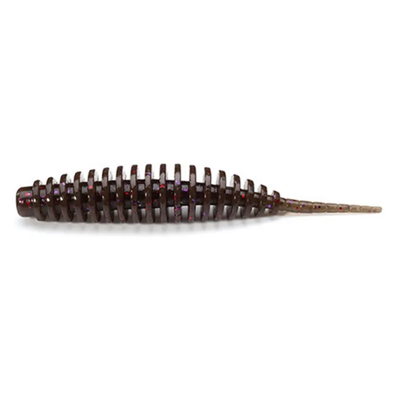 Fishup Tanta 2" műcsali (9Pcs.), 050 - Green Pumpkin Brown/Red & Purple gumiféreg Finale Uitverkoop