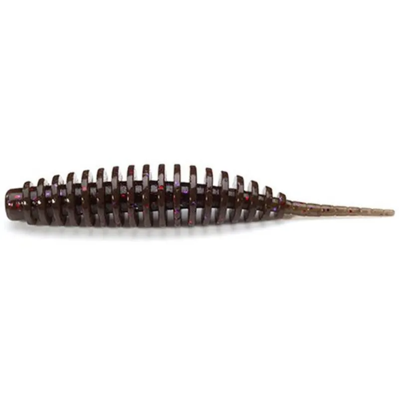 Fishup Tanta Műcsali 1.5" gumiféreg 050 - Green Pumpkin Brown/Red & Purple Rechtstreeks Van De Fabrikant