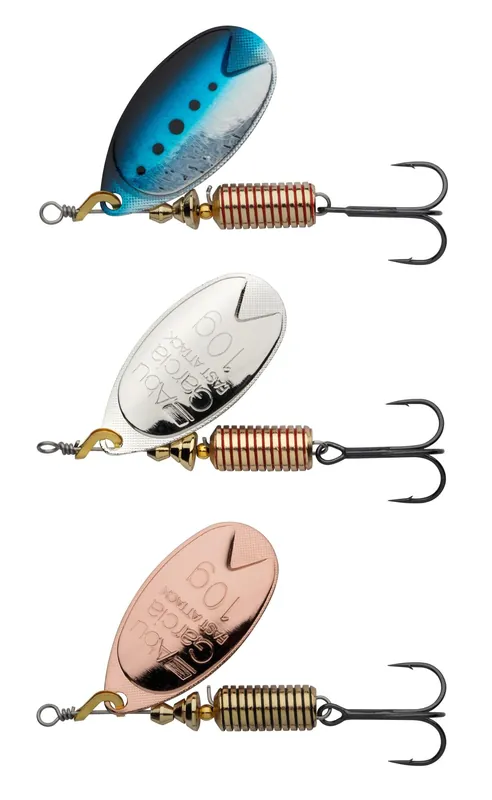 Fabrieksprijs Abu Garcia Fast Attack 3-Pack 10.0gr LF körforgó villantó szett
