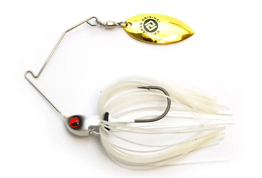 Shop Nu Raid Japan Raid Level Spin Pino Single Willow 7g 06 Pearl White spinnerbait