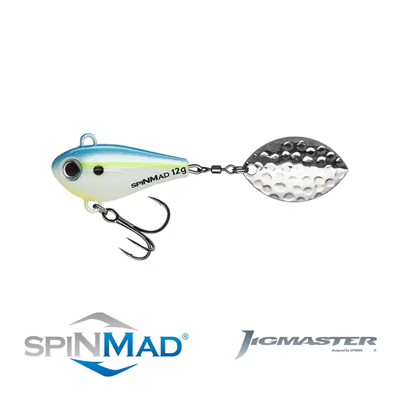 Weekendaanbieding SpinMad Jigmaster 12g 1417 tail spinner