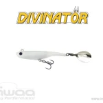 Betrouwbaar Biwaa Divinator Mini 9.5cm 9g 02 Pearl White tail spinner