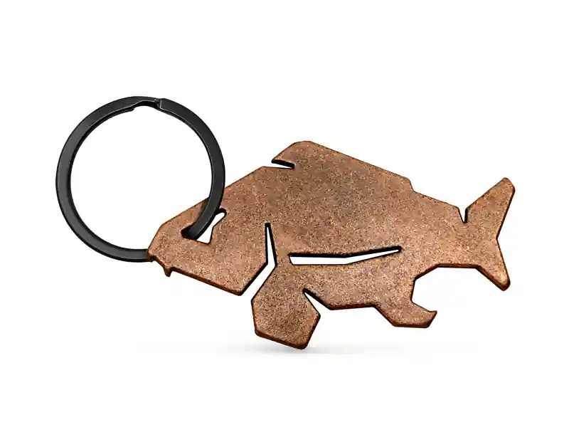 Delphin CARPENER Sörnyitós kulcstartó bronz (bronz) Direct Verzonden