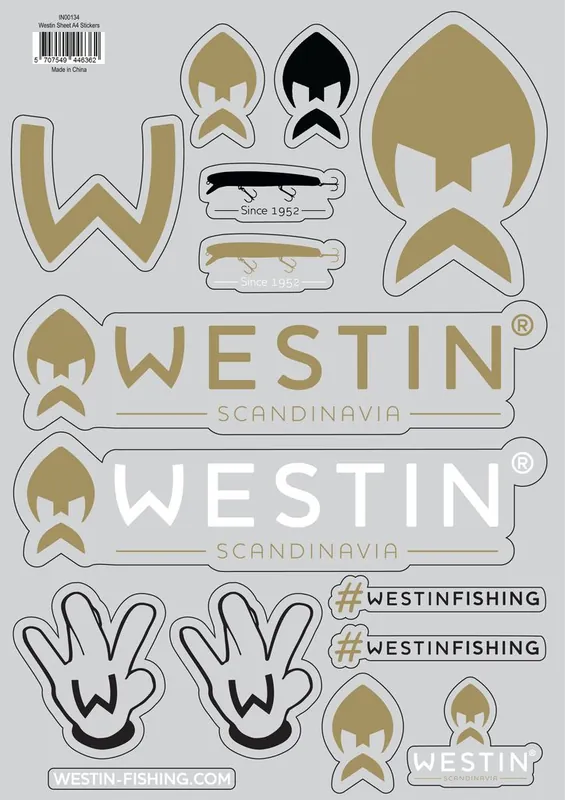 Westin Stickers A4 Fabrieksprijs