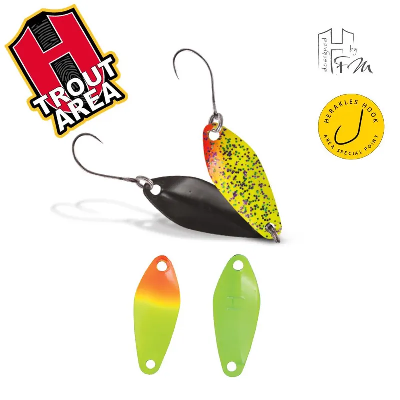 Beperkt Aanbod Herakles Area Spoon Losko 2.5g Color 14 Chartreuse Orange támolygó villantó