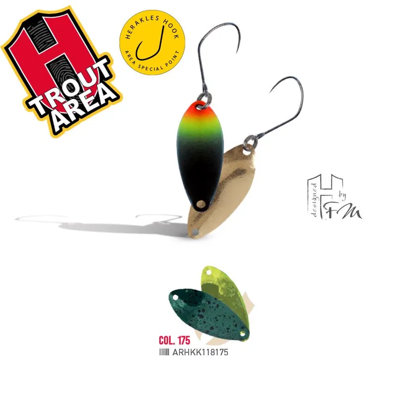 Uitverkoop Herakles Area Spoon K1 1.8g Color 175 támolygó villantó