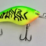 Bestel Nu Mike‘s Long Cast wobbler 66 mm 18g Fluo Green Black Fluo Zöld Fekete Mid