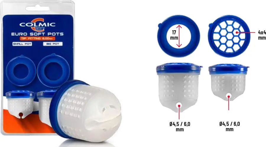Colmic Soft Pots Set 6.0mm Meest Verkocht