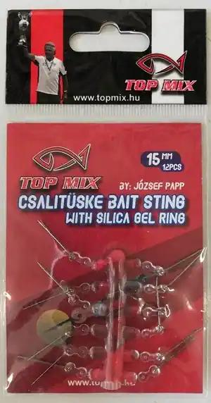 Lage Prijs Top Mix Csalitüske szilikon hajszál előkén, 15mm