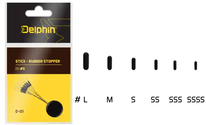 Hete Deal Delphin Stick - Rubber stopper (SS)