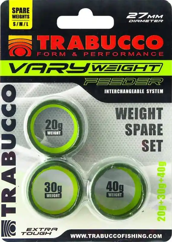 Shop Nu Trabucco Vary Weight Distance Cage Feeder Weight Sets 20-30-40g feeder kosár súly szett