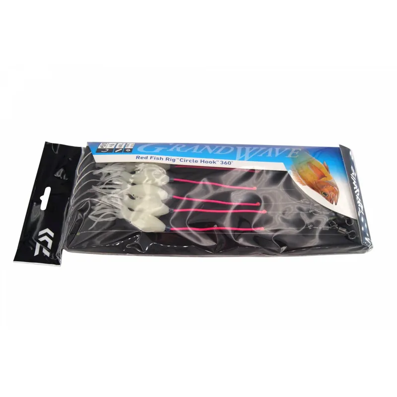 Alleen Vandaag Daiwa GrandWave vörös sügerező szerelék (white, 600.0cm, 6horog, 5/0)