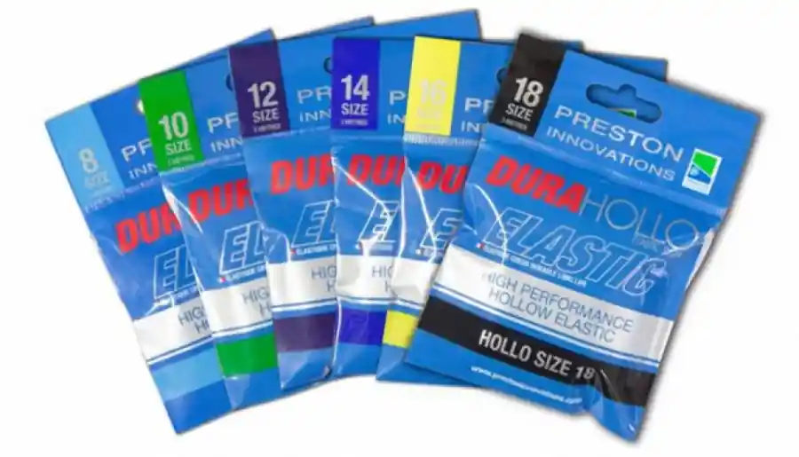Tijdelijk Beschikbaar Preston DURA HOLLO ELASTIC - SIZE 8 - DARK BLUE (SÖTÉT KÉK 1,4mm)
