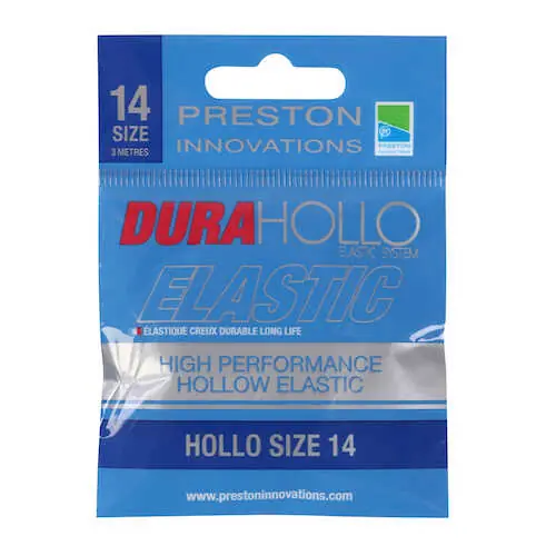 Preston DURA HOLLO ELASTIC - SIZE 14 - PEARL BLUE (GYÖNGYKÉK 2,4mm) Goedkoop