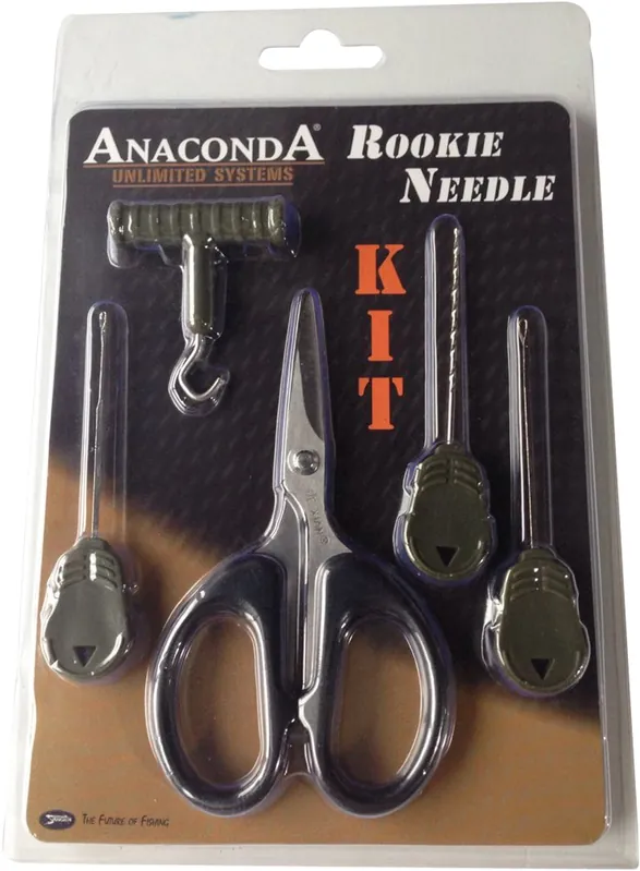 Weekendaanbieding ANACONDA Rookie Needle bojli fúró/fűzőtű/húzó/olló szett / 5 részes