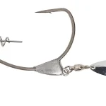 Veilige Betaling Savage Gear EWG WEEDLESS HOOKS BLN 6G 12/0 2 Darab súlyozott offset horog betekerővel és kanállal