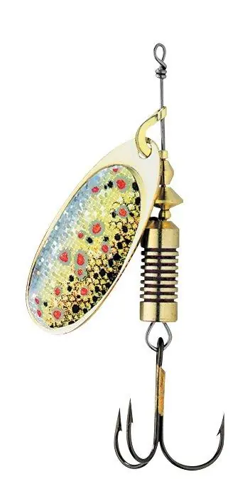 DAM NATURE 3D SPINNER 4 10G S BROWN TROUT körforgó villantó Must-Have