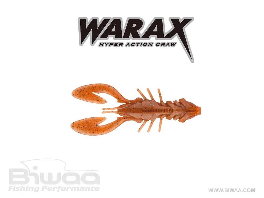 Biwaa Warax 4" 10cm 03 Orange Green gumirák Meest Verkocht