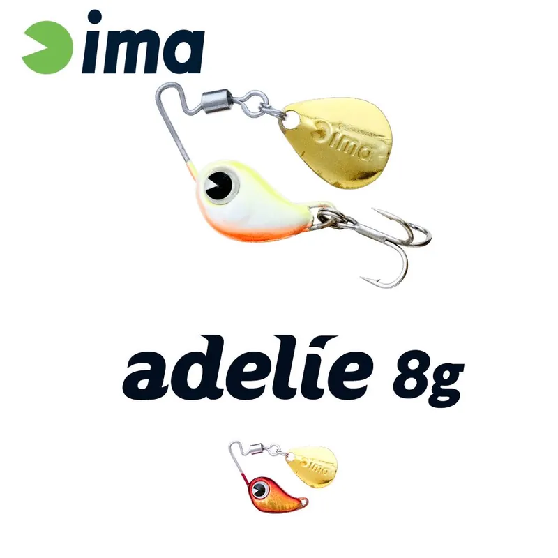 Flitsaanbieding Ima Adelie 8 18mm 8g 004 Double Akakin spinnerbait