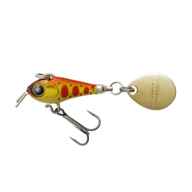 Spinnertail Tiemco Riot Blade S 25mm 9g 101 Holo Red Gold Yamame tail spinner Rechtstreeks Van De Fabrikant