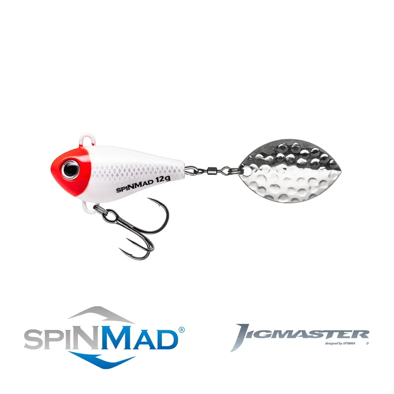 Finale Uitverkoop SpinMad Jigmaster 12g 1415 tail spinner