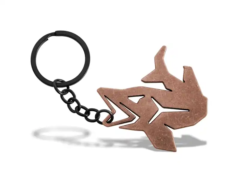 Sörnyitós kulcstartó Delphin PIKENER (bronz) Uitverkoop