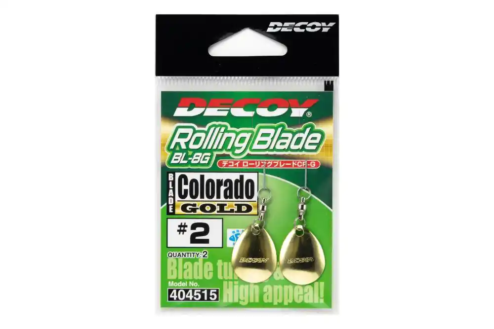 Spinner Blade Forgóval Decoy Bl-8g Colorado Gold 2 Nieuw