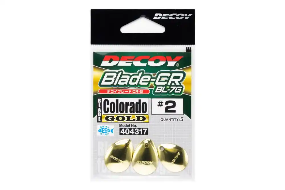 Spinner Blade Decoy Bl-7g Cr Colorado Gold 1 Exclusieve Aanbieding