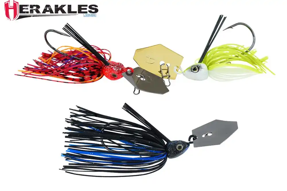 Herakles Amphibio Chatterbait 3/8Oz 10.5g Black Blue Laatste Kans