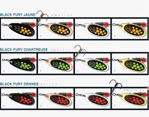 MEPPS Black Fury, 4, Orange / Bronz, 8g körforgó Op = Op