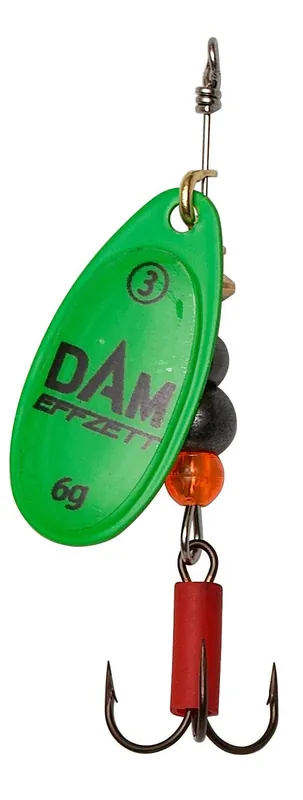 DAM FLUO SPINNER 4 10G SINKING GREEN körforgó villantó Goedkoop