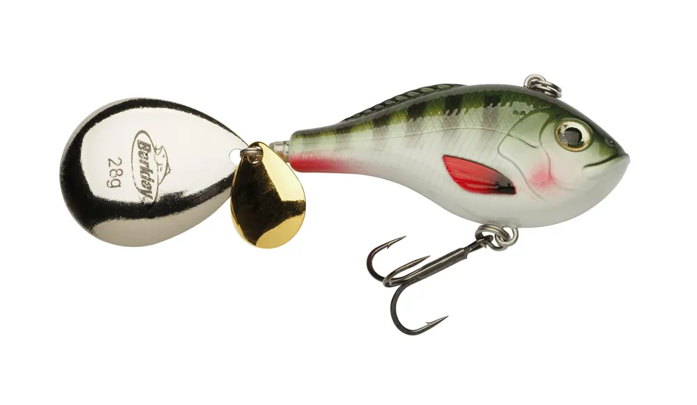 Flitsaanbieding Berkley Pulse Spintail XL 10cm/28g Perch tail spinner