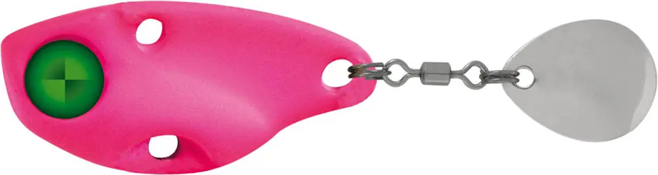 Finale Uitverkoop Rapture Chibi Vibe Spin S 22mm-3.7g Bn/8 tail spinner